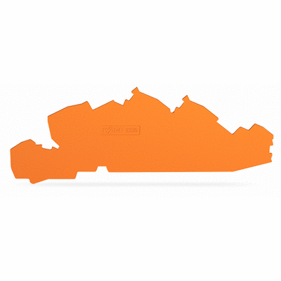 End and intermediate plate, 1 mm thick