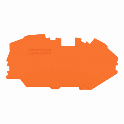 End and intermediate plate, 1 mm thick