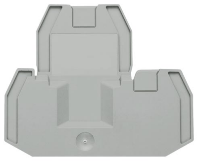 End and partition plate for terminal block