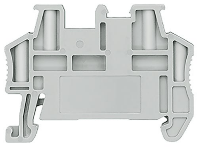 End and partition plate for terminal block