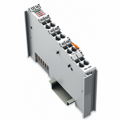 2-channel vibration velocity/bearing condition monitoring VIB I/O 750-645 for DIN 35 rail CAGE CLAMP®CONNECTION