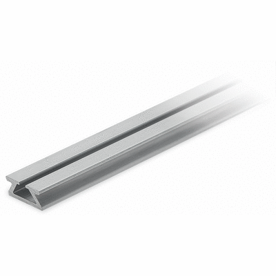 Aluminum carrier rail, 1000 mm long, 18 mm wide, 7 mm high