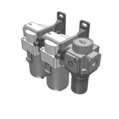 Air Filter + Mist Separator + Regulator