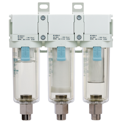 Antibacterial Filter(5µm) + Antibacterial Filter(0.1µm) + Bacterla Removal Filter（0.01µm）
