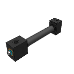 Block cylinder with long stroke