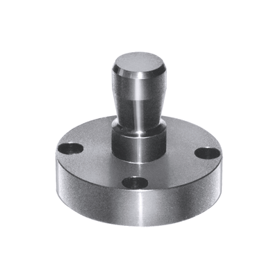 Clamping socket with flange