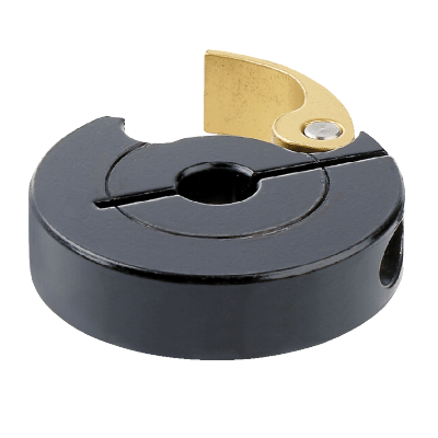 Bague d'arrêt à serrage rapide fendue simple aluminium