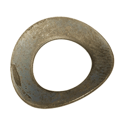 Curved spring washers (DIN 137 A), spring steel, mechanical zinc plated yellow