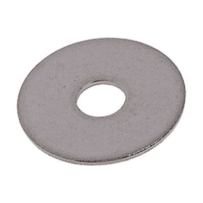 Flat washers without chamfer, series LL (very large) (NFE 25-513 LL), stainless steel A2