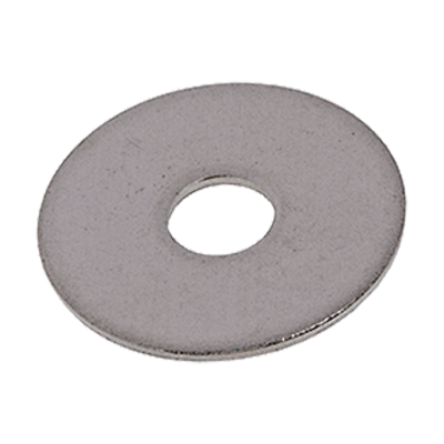 Flat washers without chamfer, series LL (very large) (NFE 25-513 LL), stainless steel A4