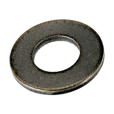 Flat washers without chamfer, series Z (small) (~NFE 25-514 Z), steel, plain