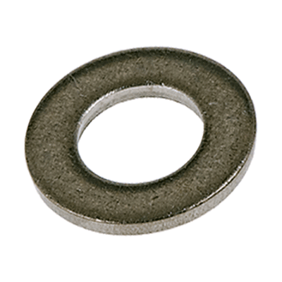 Flat washers without chamfer series Z (small) (NFE 25-514 Z), stainless steel A2