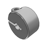 One-piece shaft collars, slitted inside