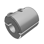 Shaft collars one-piece, wide, slitted outside