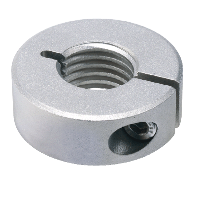 Bague d'arrêt taraudée fendue simple inox