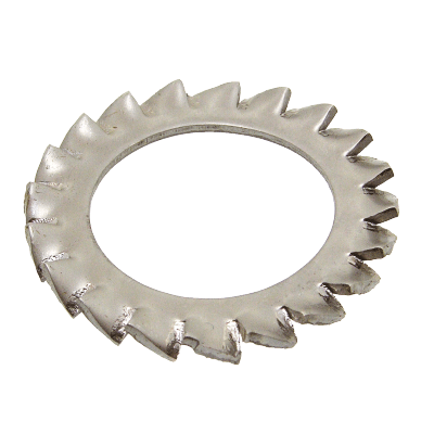 Serrated lock washer A type external teeth DIN 6798 A - Stainless steel A2