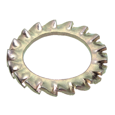 Rondelle à denture extérieure chevauchante AZ - DIN 6798 A - Acier ressort Zn 400 HBS