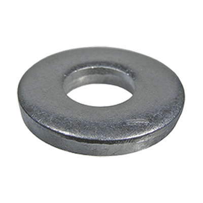 Flat washers without chamfer, for bolts with heavy duty type spring pins (DIN 7349), stainless steel A2