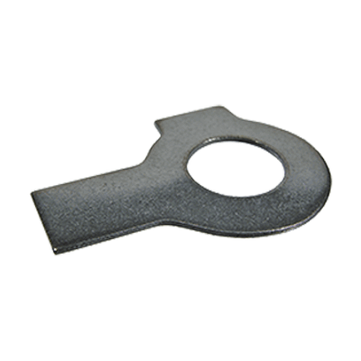 Tab washers with long and short tab (DIN 463), stainless steel A4
