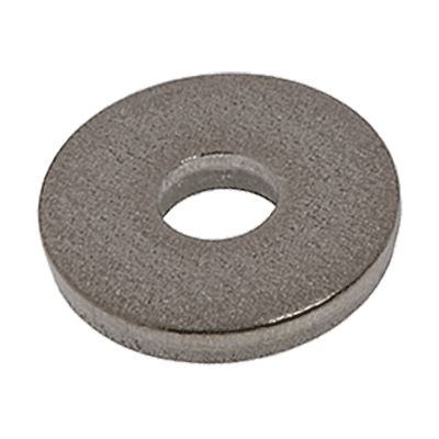 Flat washers without chamfer, for bolts with heavy duty type spring pins, stainless steel A4