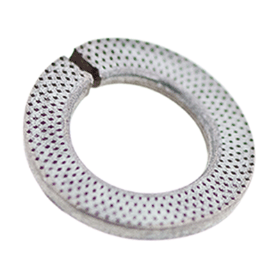 Curved spring lock washers (~DIN 128 A), spring steel, mechanical zinc plated blue