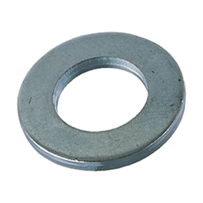 Flat washers without chamfer, series Z (small) (~NFE 25-513 Z), steel, zinc plated with thicklayer passivation
