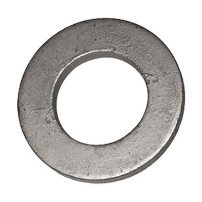 Flat washers without chamfer, for screws up to property class 10.9 (ISO 7089; DIN 125 A), steel, plain