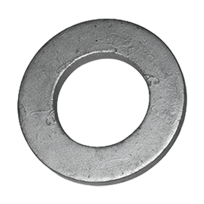 Flat washers without chamfer, for screws up to property class 10.9 (ISO 7089; DIN 125 A), steel, zinc flake coated