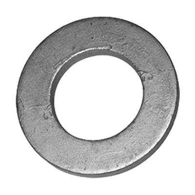 Flat washers without chamfer, for screws up to property class 8.8 (ISO 7089; DIN 125 A), steel, zinc flake coated GEOMET® 500 A