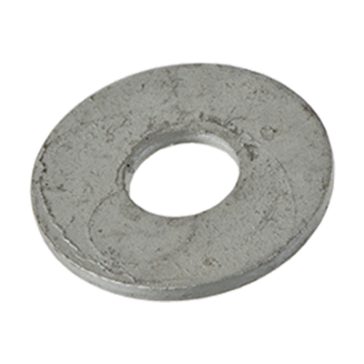 Flat washers without chamfer, large series, for screws up to property class 8.8 (ISO 7093-1; ~DIN 9021), steel, zinc flake coated GEOMET® 500 A