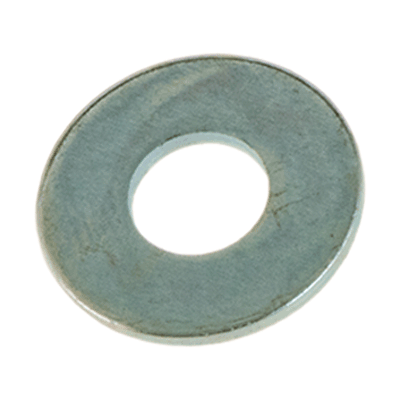 Flat washers for Ww / UNC / UNF without chamfer (~DIN 1440), steel, zinc plated blue