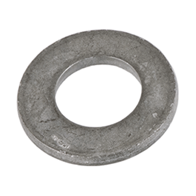 Special flat washers without chamfer, for screws up to property class 8.8 (DIN 125-1 A; ISO 7089), steel, hot dip galvanized