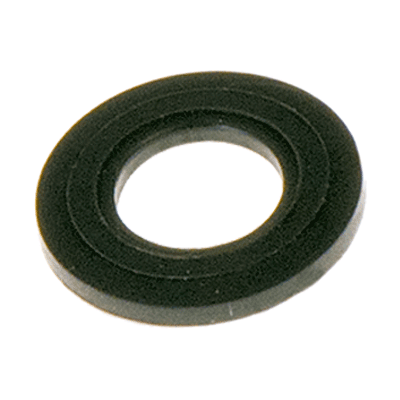 Flat washers without chamfer (~DIN 125 A; ~ISO 7089), Santoprene, black
