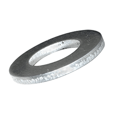 Flat washers without chamfer (DIN 125-1 A; ISO 7089), aluminum, plain