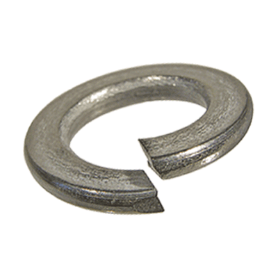 Split spring lock washers with flat end (DIN 127 B),  stainless steel A2 / 1.4310