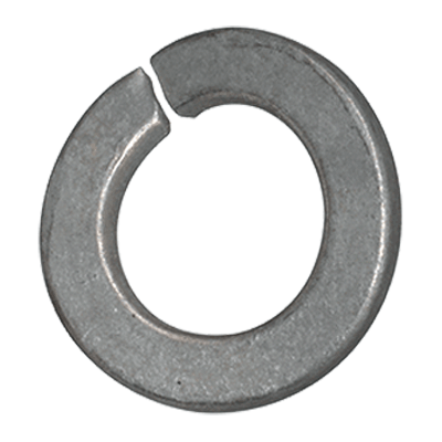 Curved spring lock washers (DIN 128 A), spring steel, mechanical zinc plated blue