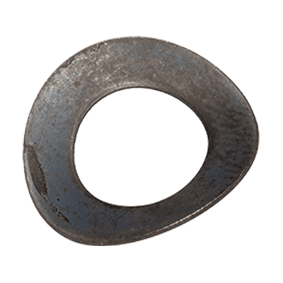 Curved spring washers (DIN 137 A), spring steel, black