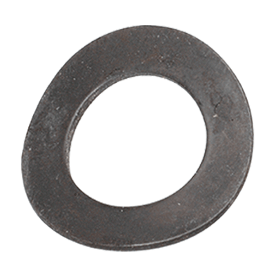 Waved spring washers (DIN 137 B), spring steel, black