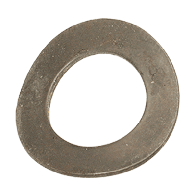 Waved spring washers (DIN 137 B), spring steel, mechanical zinc plated yellow