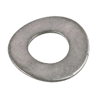 Waved spring washers (NFE 27-620; ~DIN 137 B; ONDUFLEX B), spring steel, zinc plated with thicklayer passivation
