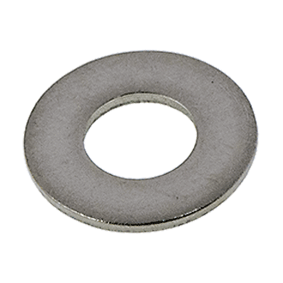 Flat washers without chamfer series M (medium) (NFE 25-514 M), stainless steel A2