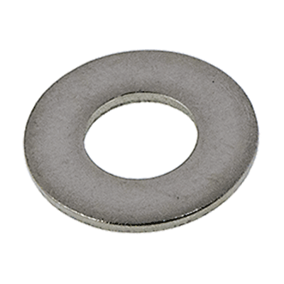 Flat washers without chamfer series M (medium) (NFE 25-514 M), stainless steel A4