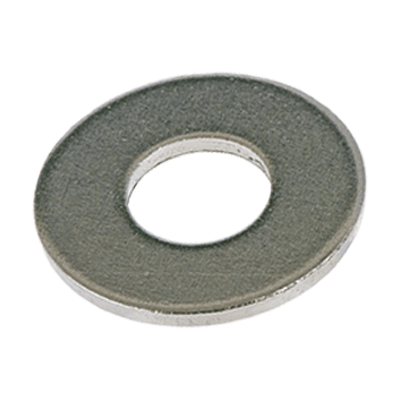 Flat washers without chamfer series L (large) (NFE 25-514 L), stainless steel A4