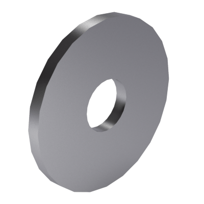 Washers with round hole, especially for wood constructions, form R