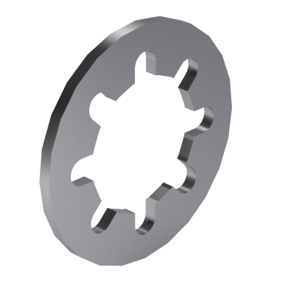 Tooth lock washers, form J