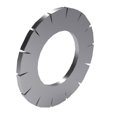 Tooth lock washers, form A