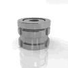 Self-aligning screw spacer