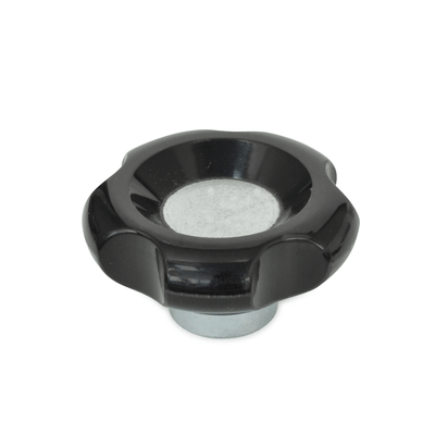 Five-Lobed Control Knobs with Through Steel Hub Metric
