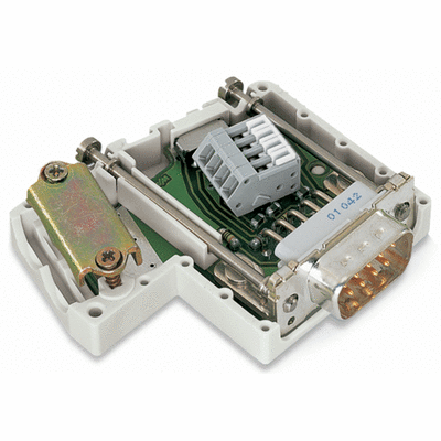PROFIBUS fieldbus connector with D-sub male connector 9-pole