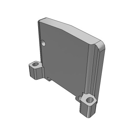 Placa final (lado de entrada)